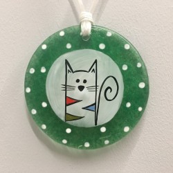 Szklana Bombka - Kolorowy Kot