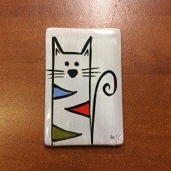 Magnes 4x6 - "Kolorowy Kot"