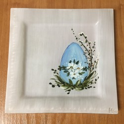 Talerzyk - "Wielkanocne jajko z bukietem 3"