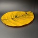 Patera Liść 42 cm żółta