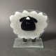 Figurka - Owieczka szara z czarnym pyszczkiem