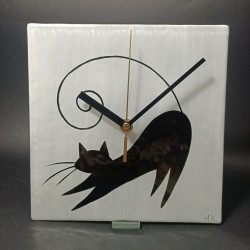 Zegar wiszący - "Czarny Kot"