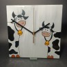Zegar wiszący - "Krówki"